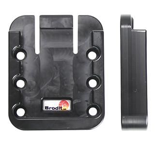 BRODIT - W126346355 - MoveClip MultiMoveClip, vis incluses. Haute résistance. Avec bouton de déclenchement. MoveClip, noir