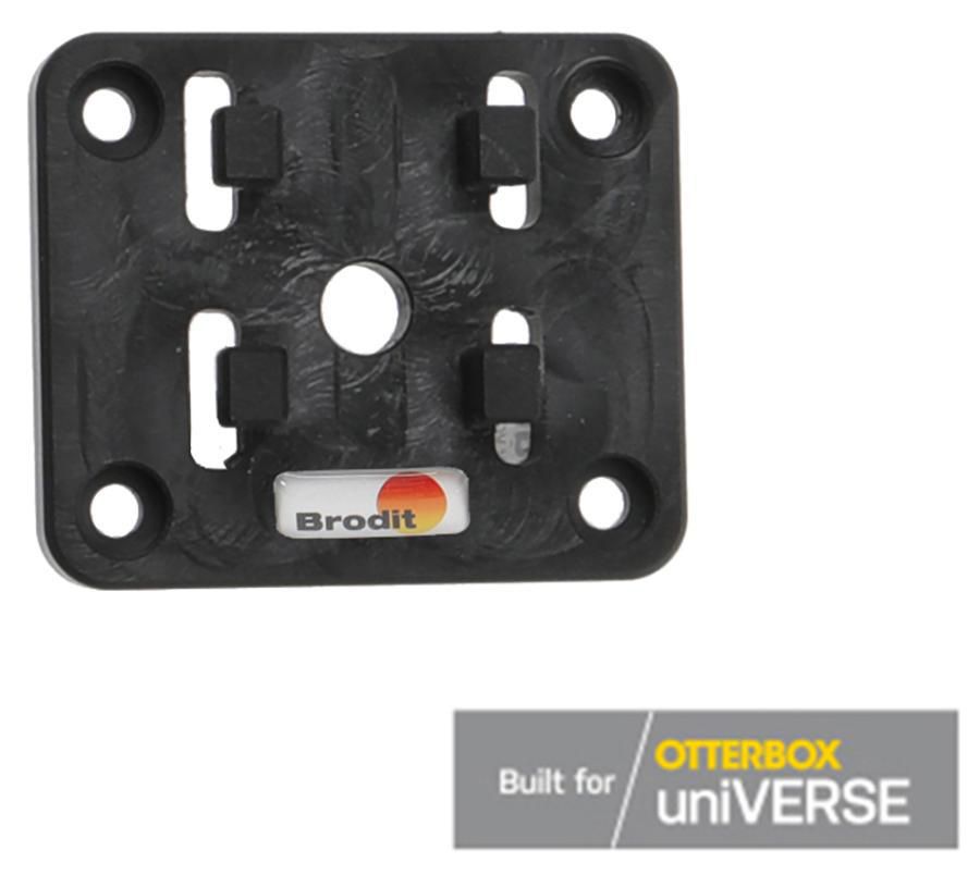 BRODIT - W126346648 - Monter une plaque mâle à 4 broches pour