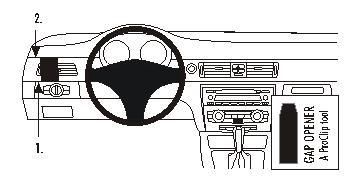 BRODIT - W126348613 - Proclip pas pour les modèles avec