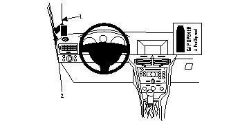 BRODIT - W126348645 - Proclip pas pour le modèle gtc.