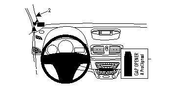 BRODIT - W126348691 - Proclip pas pour cabriolet.