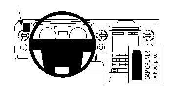 BRODIT - W126348698 - Proclip uniquement pour les modèles avec