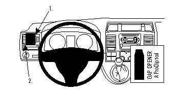 BRODIT - W126348722 - Proclip uniquement pour les modèles avec