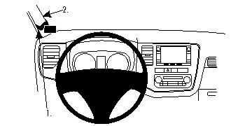 BRODIT - W126348793 - ProClip 804818, Noir