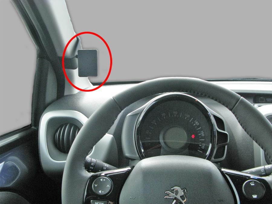 BRODIT - W126348817 - ProClip ProClip 805036, Téléphone portable/Smartphone, Ordinateur portable, Support passif, Voiture, Noir