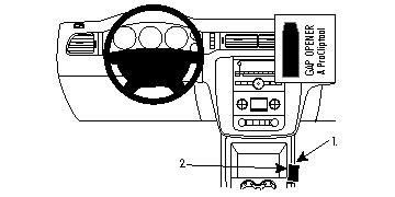 BRODIT - W126349131 - Proclip uniquement pour les modèles avec