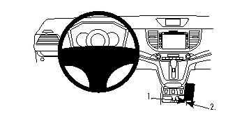 BRODIT - W126349133 - Proclip uniquement pour les modèles avec