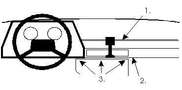 BRODIT - W126349224 - ProClip ProClip