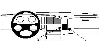 BRODIT - W126349271 - Proclip pas pour les modèles avec
