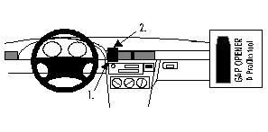 BRODIT - W126349421 - ProClip ProClip