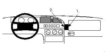 BRODIT - W126349425 - Le Proclip n'est pas destiné à l'airbag double.