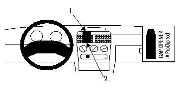 BRODIT - W126349473 - ProClip ProClip