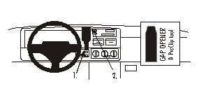 BRODIT - W126349531 - ProClip ProClip