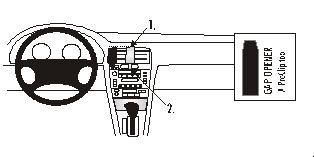 BRODIT - W126349590 - ProClip ProClip