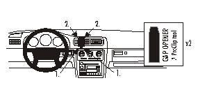 BRODIT - W126349606 - ProClip ProClip