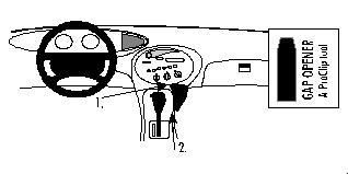 BRODIT - W126349698 - Proclip uniquement pour les modèles avec