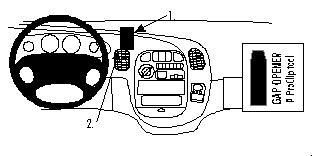 BRODIT - W126349702 - ProClip ProClip