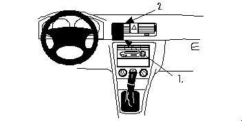 BRODIT - W126349735 - Proclip uniquement pour ambiente