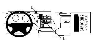 BRODIT - W126349750 - ProClip ProClip