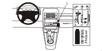 BRODIT - W126349849 - Proclip pas pour les modèles avec