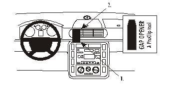 BRODIT - W126349850 - ProClip ProClip