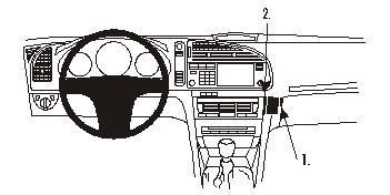 BRODIT - W126350004 - Proclip pas pour les modèles avec