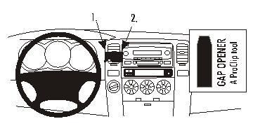 BRODIT - W126350068 - Proclip pas pour les modèles avec
