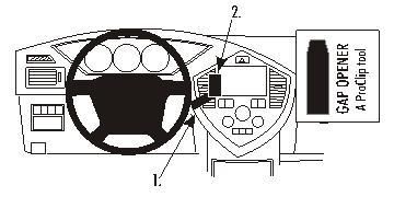 BRODIT - W126350102 - Proclip uniquement pour le rapport manuel