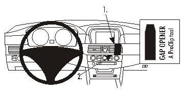BRODIT - W126350108 - ProClip PAS pour M-Sport. ProClip, noir