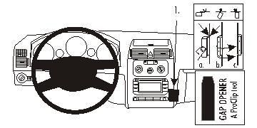BRODIT - W126350178 - ProClip ProClip