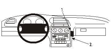 BRODIT - W126350182 - ProClip ProClip, noir