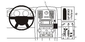 BRODIT - W126350198 - Proclip pas pour les modèles