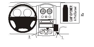 BRODIT - W126350201 - ProClip ProClip