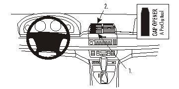 BRODIT - W126350204 - Proclip pas pour les modèles avec