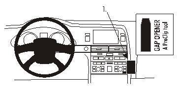 BRODIT - W126350212 - ProClip ProClip, noir