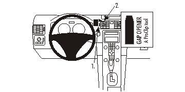 BRODIT - W126350227 - ProClip ProClip, noir