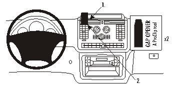BRODIT - W126350248 - Proclip uniquement pour les modèles avec