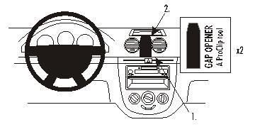 BRODIT - W126350249 - ProClip ProClip