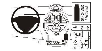BRODIT - W126350254 - ProClip ProClip, noir