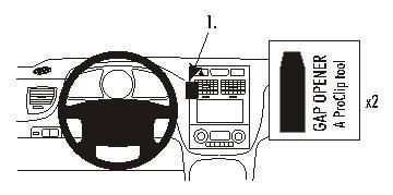 BRODIT - W126350262 - ProClip ProClip