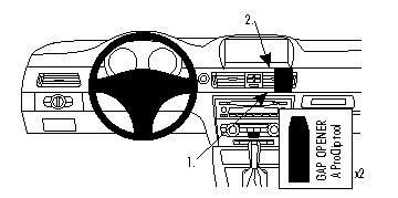 BRODIT - W126350267 - Proclip uniquement pour les modèles avec