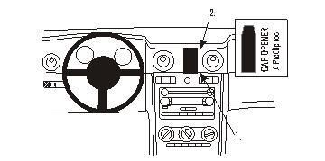 BRODIT - W126350285 - ProClip ProClip