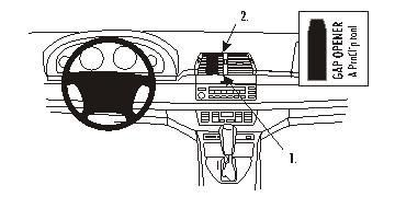 BRODIT - W126350299 - Proclip uniquement pour les modèles avec