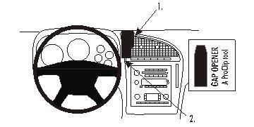 BRODIT - W126350317 - ProClip ProClip