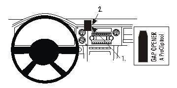 BRODIT - W126350325 - ProClip ProClip