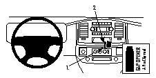 BRODIT - W126350328 - Proclip ne doit pas être utilisé avec