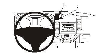 BRODIT - W126350339 - ProClip ProClip, noir