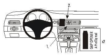 BRODIT - W126350343 - Proclip pas pour les modèles avec