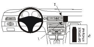 BRODIT - W126350344 - Proclip pas pour les modèles avec