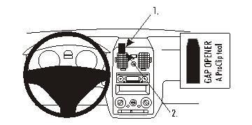 BRODIT - W126350350 - ProClip ProClip